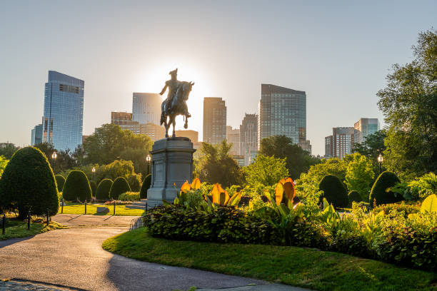 historische stätten von boston, massachusetts - boston stock-fotos und bilder