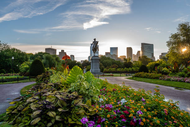 The historical landmarks and sites of downtown Boston, Massachusetts.
