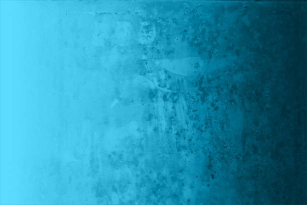 темно-бирюзовый синий цвет пятнистый грязный пятнистый деревенский и размазанный текстурированным пустым пустым горизонтальным векторны - turquoise backgrounds wall paint stock illustrations