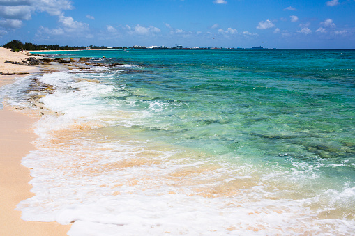 Tropical Beach in Caribbean Sea