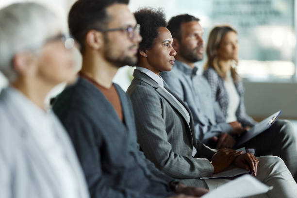 istock Business seminar in a board room! 1425763119