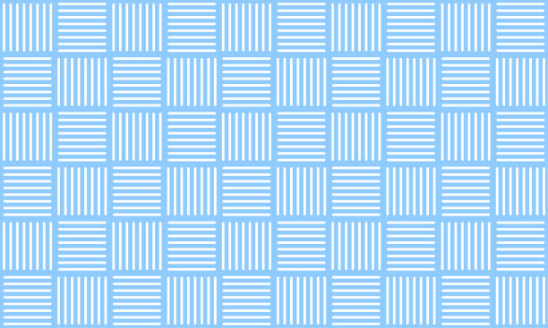 Blue seamless plaid and striped background Blue seamless plaid and striped background. vector illustration Smart Casual stock illustrations