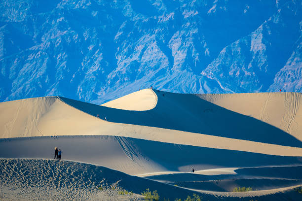 Death Valley sand dunes stock photo