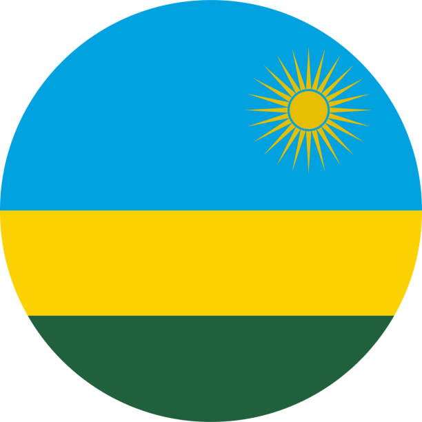 ilustrações de stock, clip art, desenhos animados e ícones de the national flag of the world, rwanda - flag gear international landmark cooperation