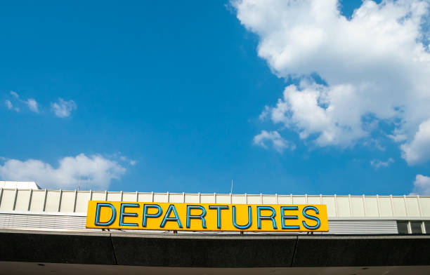 istock Airport departure sign 1425796182