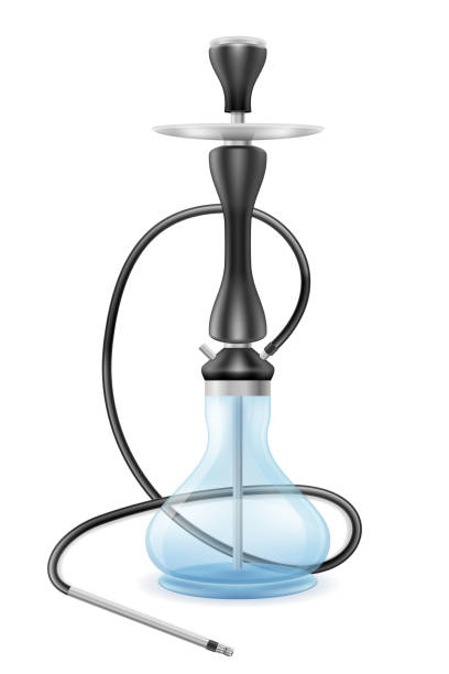 hookah for tobacco smoking and relaxation vector illustration vector art illustration