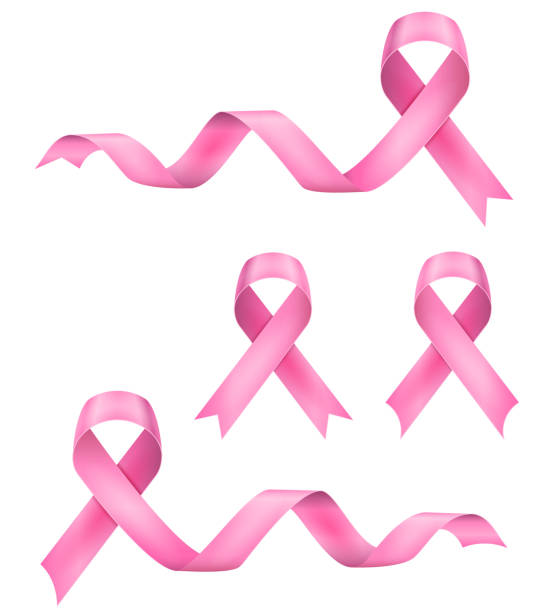 istock pink silk shiny ribbon in support of breast cancer disease vector illustration 1425797413