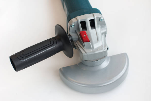 istock electric angle grinder. Bulgarian on a white background 1425802867