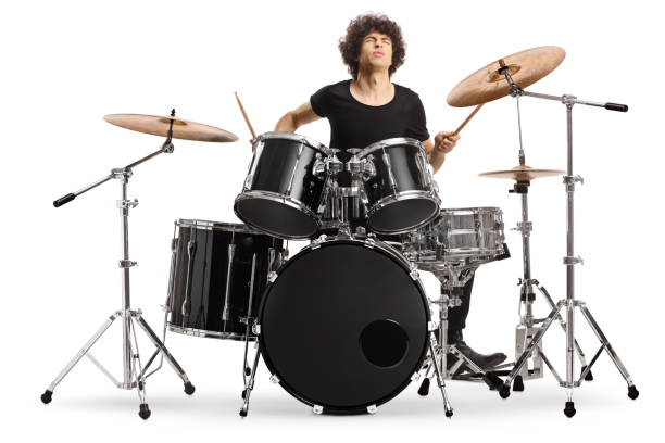 istock Young male drummer playing on stage 1425809262