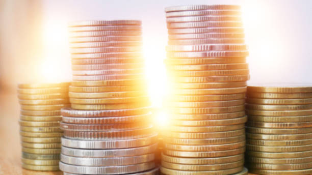 istock Group of coins in business concept. 1425809656