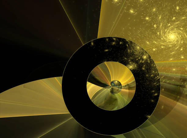 Texture for creative graphic design. Fractal art. Background for wallpaper, interior, booklet cover, flyer, banner.