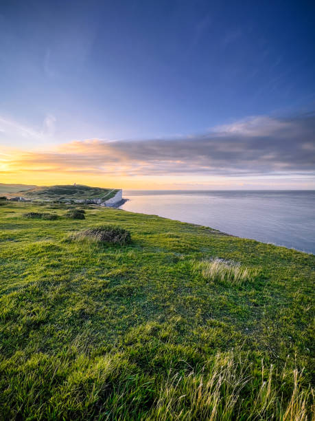 istock View over English Channel from Seven Sisters cliffs at sunrise 1425822449