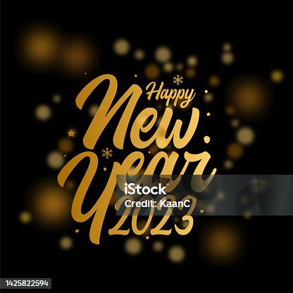 istock 2023. New Year. Abstract numbers vector illustration. Holiday design for greeting card, invitation, calendar, etc. vector stock illustration 1425822594