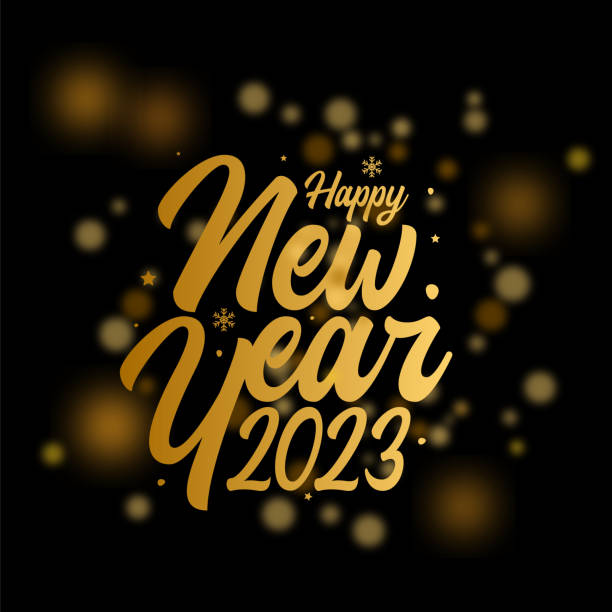 2023. New Year. Abstract numbers vector illustration. Holiday design for greeting card, invitation, calendar, etc. vector stock illustration 2023. New Year. Abstract numbers vector illustration. Holiday design for greeting card, invitation, calendar, etc. vector stock illustration happy new year stock illustrations