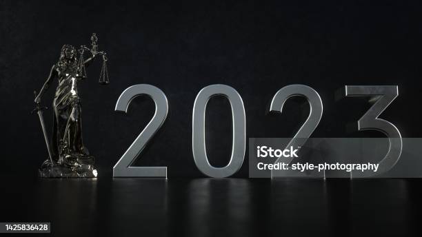 New Laws 2023 Stock Photo - Download Image Now - 2023, Law, New Year
