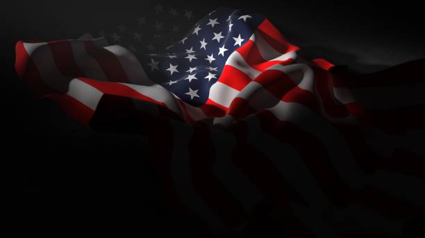 istock USA Flag In The Wind 1425837318