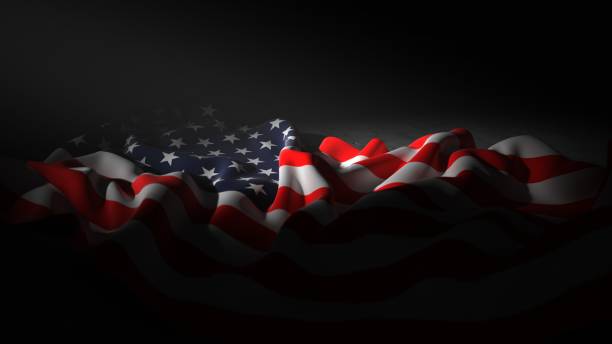 istock USA Flag In The Wind 1425837319