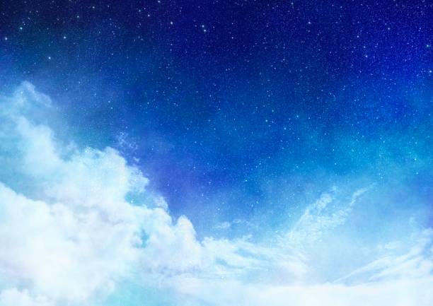 istock Background Illustration of Delicately Shining Starry Sky 1425851987