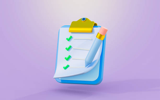 istock clip board with document check list pen sign 3d render concept for 1425853433