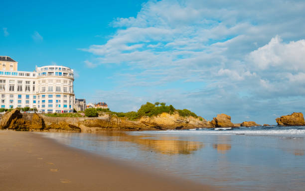istock Grande Plage Beach, Biarritz, early in the morning 1425864367