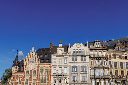 A Brussels street scene along Coudenberg, Belgium