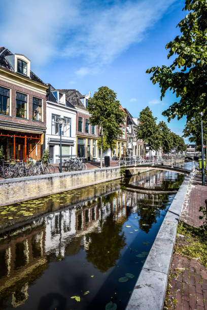 istock Beautiful Canal In Leeuwarden, The Netherlands 1425885384