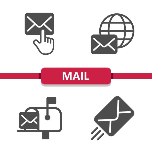 Mail - Email - Envelope Icons Mail - Email - Envelope Icons. Professional, pixel perfect icons optimized for both large and small resolutions. EPS 10 format. mail box stock illustrations