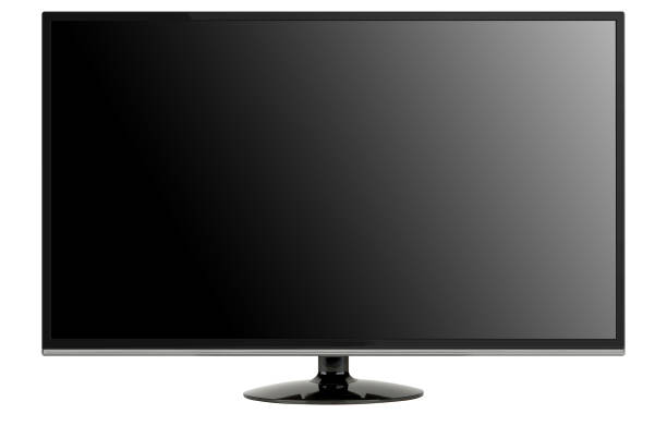컴퓨터 모니터 격리 - television flat screen high definition television liquid crystal display 뉴스 사진 이미지