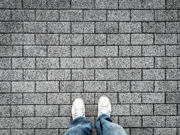 istock Side view of man standing in position, at the start line. 1425904985