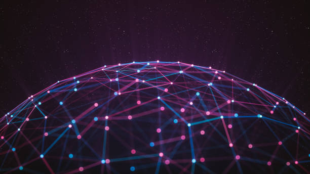 istock Blue And Purple Abstract Metaverse Network Technology Background 1425907161