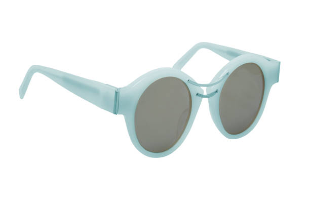 istock Women's blue sunglasses isolated 1425931599