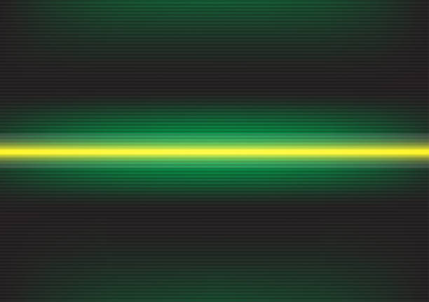 istock Abstract background with green colors and yellow lines. Futuristic background. 1425936219