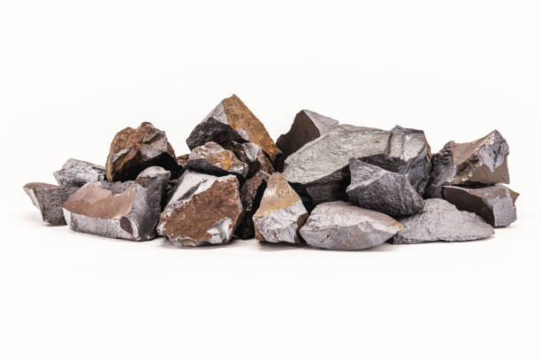 istock iron ore, rocks from which metallic iron can be obtained, iron extracted from magnetite, hematite or siderite. raw material for the metallurgical industry 1425947851
