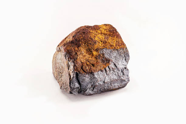 istock steel ore, produced from iron ore, isolated white background 1425947886