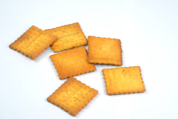 The Petit Beurre is a kind of shortbread that is best known in France stock photo