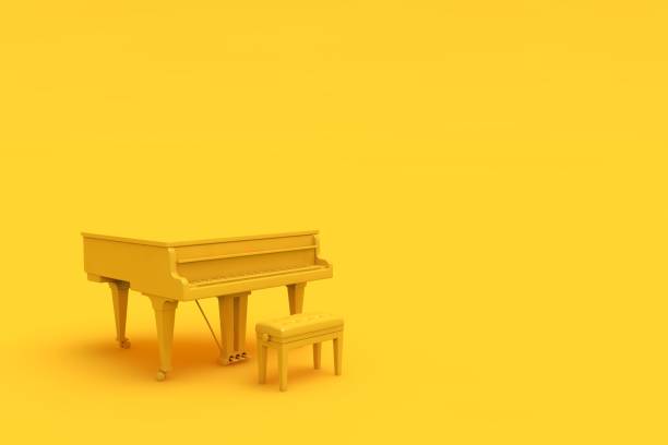 istock Yellow Grand Piano 1425958971