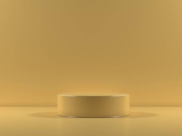 istock 3D Render of Abstract Composition with Podium 1425961600