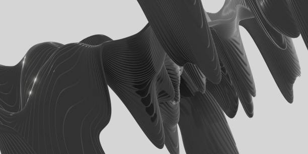 istock abstract background curve parallel lines warped shapes textures 3d illustration 1425966878