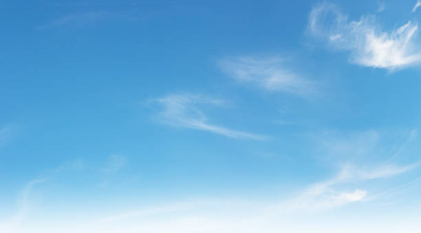 istock Summer blue sky cloud gradient light white background. Beauty clear cloudy in sunshine calm bright winter air bacground. Gloomy vivid cyan landscape in environment day horizon skyline view spring wind 1425968015