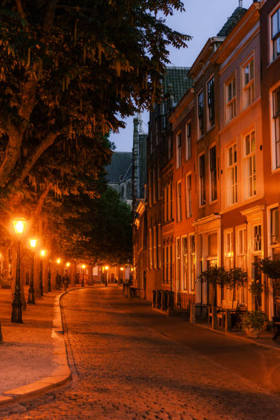istock Scenic view of Leiden at night 1425975322