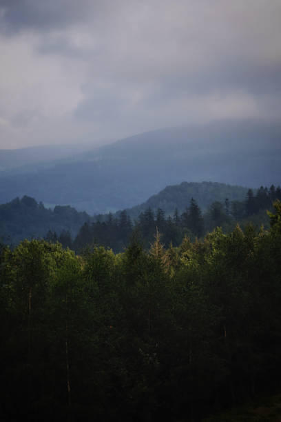 istock Mountain landscape view on a cloudy day 1425975477
