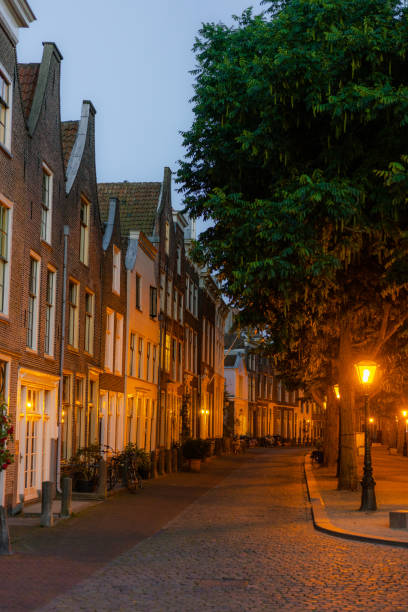 istock Scenic view of Leiden at night 1425975659