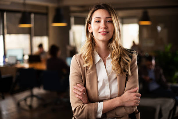 istock Beautiful businesswoman. 1425997739