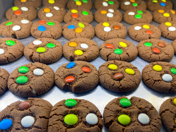 istock Cookies with colorful candies on them 1426005184