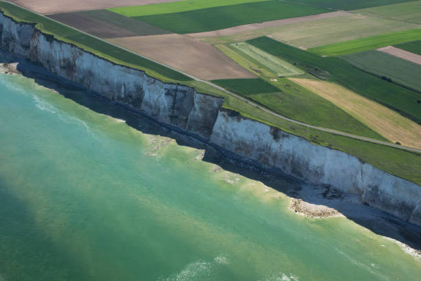 Flying over the Opal Coast near Le Touquet
