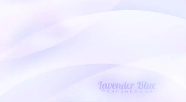 Vector illustration of Very light lavender blue background with gradient. Minimal graphics