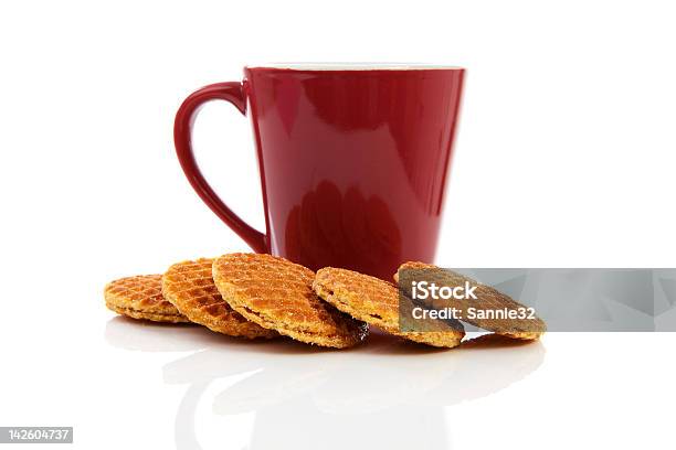 Café Y Las Cookies Foto de stock y más banco de imágenes de Alimento - Alimento, Café - Bebida, Fondo blanco