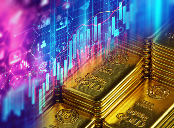 istock stack of  shiny gold bars on financial gold price graph  3d illustration 1426073782