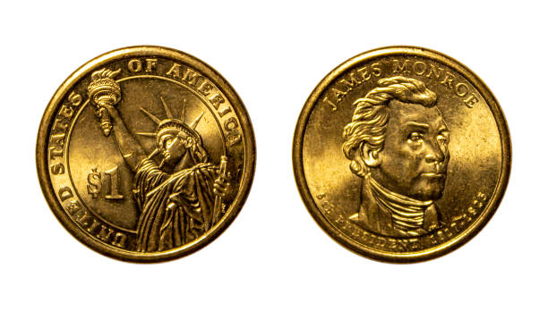 istock Monroe Coin Presidential $1 Coin 1426087053