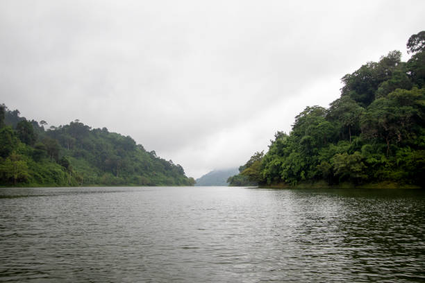 istock Beautiful natural scenery under rain clouds and overcast skies. 1426089311